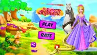 Princess Rapunzel&Maximus Adventure vacation games Screen Shot 1