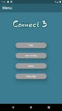 Connect 3 Free | Board game | Strategy Screen Shot 0