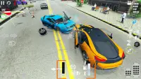 Car Crash Racing Sim 3D: Real Driving School Screen Shot 4