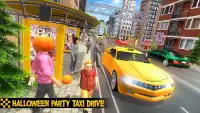 Halloween Party Taxi Drive Sim Screen Shot 0