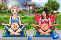 Ice Queen & Ladybug Princess Pregnant Care Game Screen Shot 2