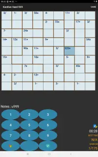 Killer Sudoku KenKen Futoshiki  Kakuro Crossword Screen Shot 14