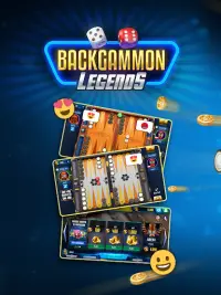 Backgammon Legends - online with chat Screen Shot 5