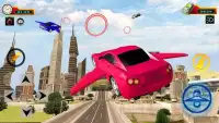 Car Flying Shooting Adventure 3D Volanti Game Screen Shot 5