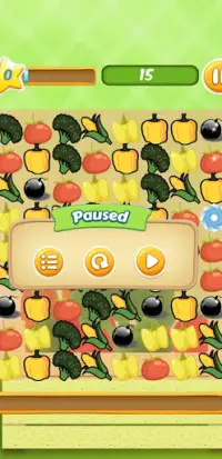 Vegetable Star Crush Screen Shot 2