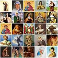 Memory game of the saints of the Catholic Church