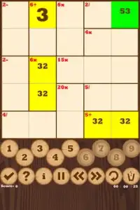 Calcudoku Mathdoku(Sudoku) Screen Shot 0