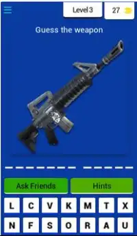 Guess Battle Royale Weapons Screen Shot 2