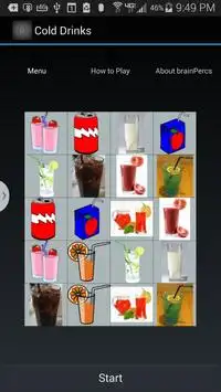 Matching Games Free - Beverage Screen Shot 1