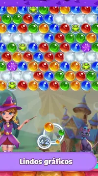 Bruja mágica: Bubble Shooter Screen Shot 1
