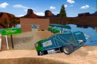 Garbage Truck Simulator 2017: 3D Trash Dump driver Screen Shot 4