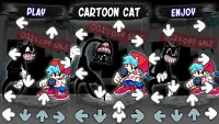 Cartoon Cat vs FNF Mod Screen Shot 1