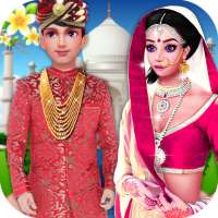 Indian Wedding meisje dress up game: Bridal Sim