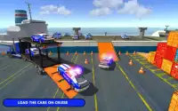 US Police Car Transporter Cruise Ship Simulator Screen Shot 1