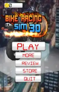 Bike Racing Sim 3D Screen Shot 0