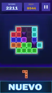 Glow Puzzle Bloque - juego rom Screen Shot 4