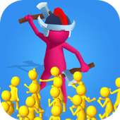 Stickman Fighting Run 3D: Epic battle