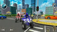 ATV Bike City Driving Sim 2019 Screen Shot 1