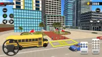 未舗装道路 学校 バス ドライバ シティ パブリック 輸送 Screen Shot 4