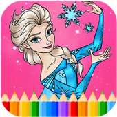 Ice Queen Coloring Game