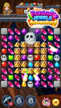 New Fantasy Jewels Adventure: Puzzle Land Screen Shot 5