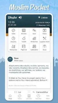 Muslim Pocket - Horas del rezo Screen Shot 0