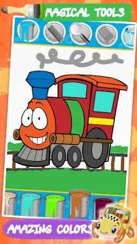 Cars coloring pages for kids Screen Shot 2