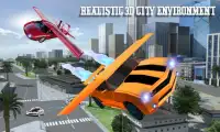 Flying Stunt racing car Screen Shot 1