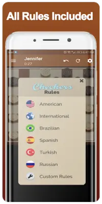 Checkers - Damas Screen Shot 2