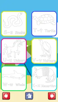 Kids ABC Coloring [Animals] Screen Shot 3