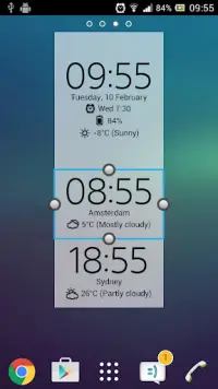 Digital Clock & Weather Widget Screen Shot 3