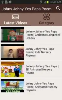 Johny Johny Yes Papa Poem Screen Shot 1