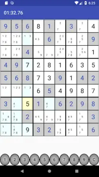 Android Sudoku Screen Shot 2