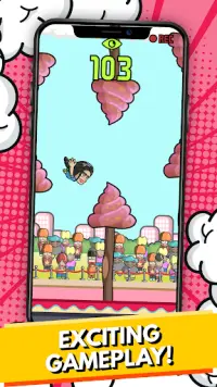 Flappy Stars - Become a Star! Screen Shot 2