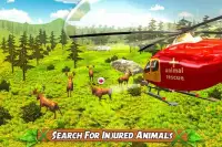 животное rescue вертолет сим Screen Shot 0