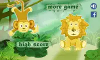 Jungle Monkey & Lion Screen Shot 0