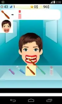 teeth clean games Screen Shot 1