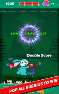 Space Bunny Bubble Spinner Screen Shot 0