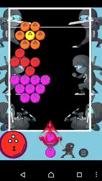 Ninja : Bubble Shooter Screen Shot 4