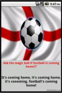 It's Coming Home - Magic 8ball Screen Shot 0