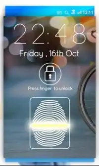Fingerprint Lock Screen PRANK Screen Shot 3