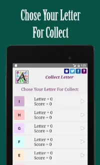 Collect Letter Screen Shot 5