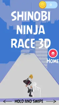 Shinobi  Parkour Race 3D: Ninja Run Battle Screen Shot 2