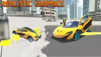 Flying Sports Car Simulator Screen Shot 1