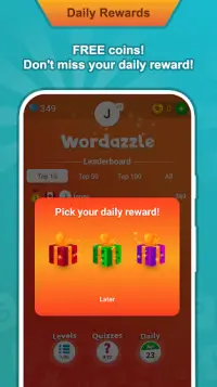 Wordazzle - A dazzling word game Screen Shot 5