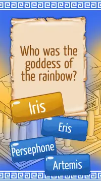 Greek Mythology Trivia Quiz Game Screen Shot 2