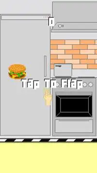 Flappy Burger Screen Shot 1