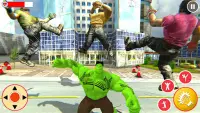 Incredible Green Hero Battle Screen Shot 3