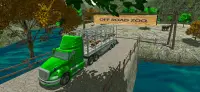जंगली पशु ट्रक सिम्युलेटर: पशु परिवहन खेल Screen Shot 11