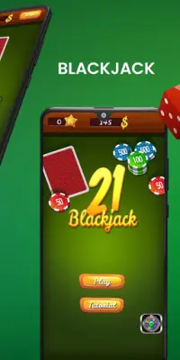 Blackjack21 - Casino Game Screen Shot 2